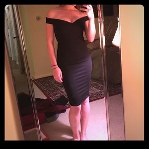 Lulus XS midi little black dress